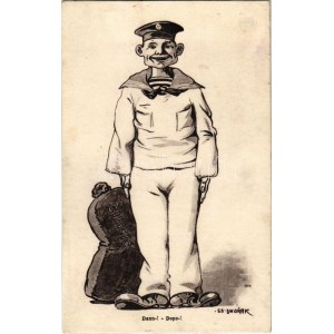 Dann-! Dopo.! K.u.K. Kriegsmarine Matrosenhumor / Osztrák-magyar matróz humor / Austro...