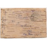 1915 Oroszország. Első világháborús osztrák-magyar tábori posta nyírfakéregből / WWI K.u.k...