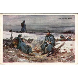 Brief nach der Heimat. A.F.W. III. Nr. 604. (EK)