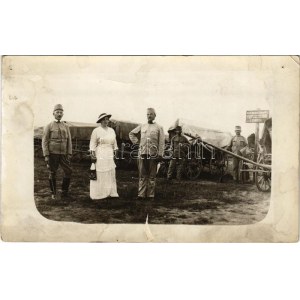 K.u.k. Abschnitt. Comm. No. I. Verpflegs Colonne I. Staffel. photo (pinholes)
