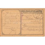 1918 Ein glückliches Neujahr! K.u.K. Feldpostkarte / Boldog Újévet! Első világháborús osztrák...