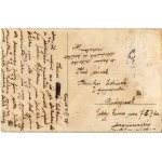 1928 Üdvözlet a Krampusztól! / Krampus with boy, birch and chains (EB)