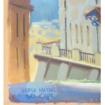 Varga Mátyás (1910-2002): Kolozsvár, 1943. Tempera, papír, jelezve balra lent, 62x46,5 cm / Mátyás Varga (1910-2002)...