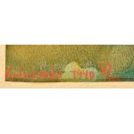 Kudelász Károly (1896-1973): Kolozsvári panoráma, 1940. Akvarell, papír...