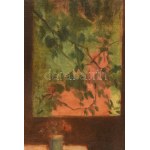 Szüle Péter (1886-1944): Olvasó hölgy portréja. Olaj, vászon, jelzett. Dekoratív fakeretben, 60×50 cm...