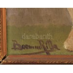 Boemm Ritta (1868-1948): Baba. Olaj, vászon, jelzett. Dekoratív, sérült fakeretben. 50x40 cm / oil on canvas, signed...