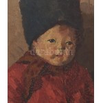 Boemm Ritta (1868-1948): Baba. Olaj, vászon, jelzett. Dekoratív, sérült fakeretben. 50x40 cm / oil on canvas, signed...