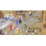 Ruzicskay György (1896-1993): Párizsi részlet. Pasztell, papír, jelezve jobbra lent. Üvegezett fakeretben. 27x34 cm. ...