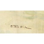 Fried Pál (1893-1955): Női akt. Olaj, vászon, jelzett. Dekoratív, sérült fakeretben, 60×80 cm / Pál Fried (1893-1955)...