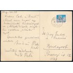 Mácsai István (1922- 2005): A szigligeti Alkotóház, 1978. Golyóstoll, papír...