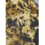 Bod Éva (1924-2004): Színes, csurgatott mázas váza. Nagy méretű, jelzett, hibátlan, d: 28 cm...