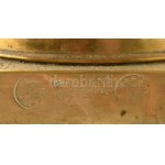 1879, Orosz Birodalom, Gornin Gyár, Tula, Antik bronz szamovár. Dátumozott pecsétekkel hitelesített bronz szamovár...