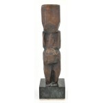 Pablo Picasso után: Poupée (Baba). Bronz szobor márvány talapzaton. Jelzett, hibátlan, m: 26...