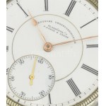 A. Lange & Söhne Glashütte zsebóra, jelzett szerkezet., jelzett, hibátlan számlap működő, állapotban fém tokkal...
