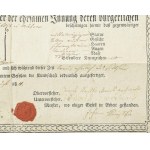 1811 Bruno (Brünn) morva város képével illusztrált, nagyméretű, Trebic-i (Trebitsch...