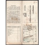 1853 Wien, Ausschl. Pr. Kaiser-Ferdinands-Nordbahn vasúti fuvarlevél