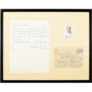 1961 Szvjatoszlav Richter (1915-1995) világhírű szovjet zongoraművész autográf, német nyelvű levele, borítékkal...