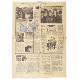 1966 The Rolling Stones a tagok, Mick Jagger, Keith Richards, Brian Jones...