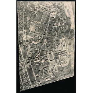 Budapest, Csepel, Weiss Manfréd Gyár, légi felvétel, 21×13 cm