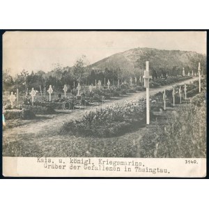 cca 1914-1918 Csingtao (Tsingtau / Tsingtao, Kína), az Osztrák-Magyar Cs. és Kir. Haditengerészet (K. u. k...