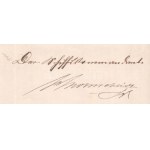 1880 Az S.M. Corvette Minerva parancsnokának kézzel írptt jelentése a Cs. k. Kikötői parancsnokságnak...