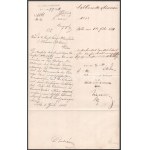 1880 Az S.M. Corvette Minerva parancsnokának kézzel írptt jelentése a Cs. k. Kikötői parancsnokságnak...