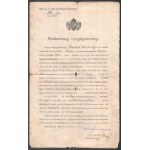 1936 Csendőrlegénységi Ellátásban Részesülők Betegsegélyező Alapja Cserba igazolvány...