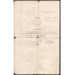 1936 Csendőrlegénységi Ellátásban Részesülők Betegsegélyező Alapja Cserba igazolvány...