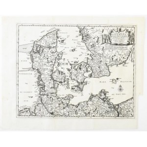 Le Royaume du Danemark, avec une partie de la Su?de, occidentale, Duchez de Meklenburg, Lunebourg et Br?me ......