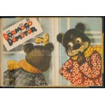 1957 Dörmögő Dömötör. I. évf. 1-9.,11-12. sz. Majdnem teljes első évfolyam. Haránt-alakú élvászon-kötésben...