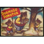 1957 Dörmögő Dömötör. I. évf. 1-9.,11-12. sz. Majdnem teljes első évfolyam. Haránt-alakú élvászon-kötésben...