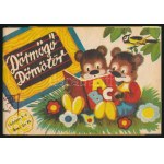 1957 Dörmögő Dömötör. I. évf. 1-9.,11-12. sz. Majdnem teljes első évfolyam. Haránt-alakú élvászon-kötésben...