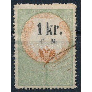 1kr C.M. okmánybélyeg