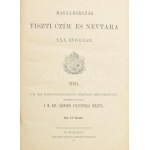 1911 Magyarország tiszti czím- és névtára XXX. évf. 1911. Szerk. és kiadja a M. Kir. Központi Statisztikai Hivatal. Bp....