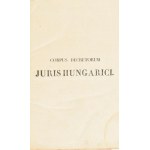 Corpus decretorum juris hungarici. Decretum generale inclyti regni Hungariae partiumque eidem adnexarum. I-III. köt...