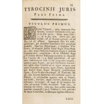 [Mező-szegedi Szegedi János (1699-1770)] Joannes Szegedi: Tripartitum juris Hungarici tyrocinium...