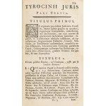 [Mező-szegedi Szegedi János (1699-1770)] Joannes Szegedi: Tripartitum juris Hungarici tyrocinium...