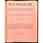 1894. 1848-49 Történelmi Lapok, III. évi folyam 28 képpel és két hasonmással 13. sz., 1893. júl. 1. Szerk....