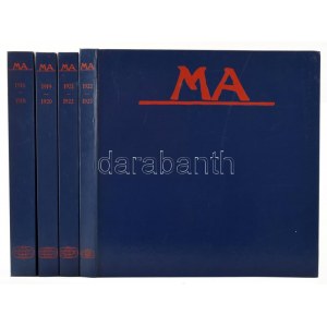 MA. Aktivista művészeti és társadalmi folyóirat. 1-4. köt. Szerk.: Kassák Lajos, Uitz Béla.. Teljes, reprint kiadás: Bp...