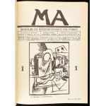 MA. Aktivista művészeti és társadalmi folyóirat. 1-4. köt. Szerk.: Kassák Lajos, Uitz Béla.. Teljes, reprint kiadás: Bp...