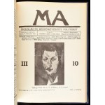 MA. Aktivista művészeti és társadalmi folyóirat. 1-4. köt. Szerk.: Kassák Lajos, Uitz Béla.. Teljes, reprint kiadás: Bp...