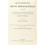 Bibliohraphia Medica Hungariae - Magyarország orvosi bibliographiája 1472-1899. szerk. Győry Tibor. IX+252 p. Bp., 1900...