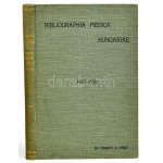 Bibliohraphia Medica Hungariae - Magyarország orvosi bibliographiája 1472-1899. szerk. Győry Tibor. IX+252 p. Bp., 1900...