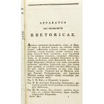 Institutiones oratoriae in usum gymnasiorum Regni Hungariae et adnexarum provinciarum. Buda, 1837. Univeritatis. XVI...