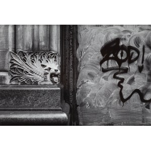 Eva Rubinstein (ur. 1933), Gargulec i graffiti, Nowy Jork, 1984