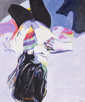 Ewa Krzywińska, Girl in the Rainbow Light, 2023