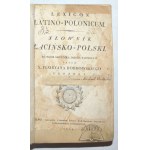 BOBROWSKI Florian, Lexicon latino-polonicum. Lexicon latino-polonicum.