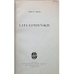 HEMAR MARIAN. Lata Londyńskie. [Poezje]. Londyn 1946. Nakł. Stowarzyszenie Pisarzy Polskich. Druk. Geo...