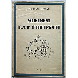 HEMAR MARIAN. Siedem lat chudych. [Poezje]. New York 1955. Roy Publishers. Printed in Italy. Format 14/20 cm...