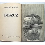 MROŻEK SŁAWOMIR. Deszcz. Kraków 1952. Wyd. Literackie. Druk. Prasowa. Format 13/19 cm. s. 150, [2]. Opr...
